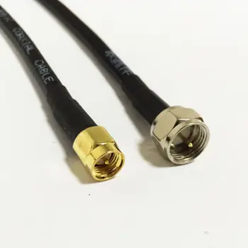 SMA male-F tipo male plug RF koaksialinis kabelis adapteris RG58 12