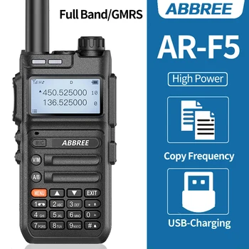ABBREE AR-F5 Dažnio Skeneris, Walkie-talkie, Automatinė Belaidžio Kopijuoti Dažnio Galingas 5800mAh parama USB Įkrovimo Radijas