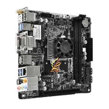 ASRock QC5000-ITX/WiFi pagrindinė Plokštė AMD FT3 Kabini A4-5000 Keturių Branduolių APU DDR3 16GB USB3.1 Mini-ITX Integruota AMD Radeon HD 8330